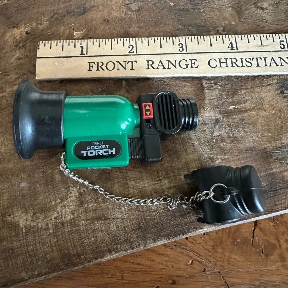 Prince Green and Black Pocket Torch